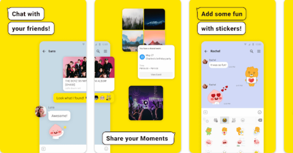 Cac Ung Dung Chat Tuong Tu Zalo Ung Dung Kakaotalk Saobay Branding