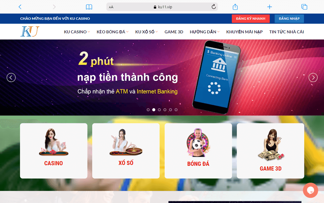 Thiết Kế Web Casino Đại Lý Ku