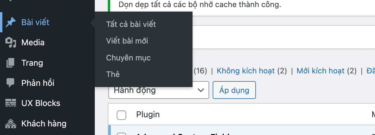 Phần Quản Trị Website Vô Cùng Dễ Dàng
